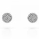 Orphelia® 'Bella' Women's Sterling Silver Stud Earrings - Silver ZO-7565