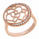 Orphelia® Women's Sterling Silver Ring - Rose ZR-7089/1