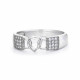 Orphelia® Women's Sterling Silver Ring - Silver ZR-7270