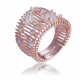 Orphelia® Women's Sterling Silver Ring - Rose ZR-7446