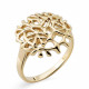 Orphelia® Women's Sterling Silver Ring - Gold ZR-7502/G
