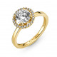 Pandora® 'Pandora Timeless' Women's Gold Plated Metal Ring - Gold 161234C01