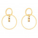 Tommy Hilfiger® Women's Stainless Steel Drop Earrings - Gold 2780321