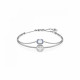 Swarovski® 'Stilla' Women's Base Metal Bracelet - Silver 5668244