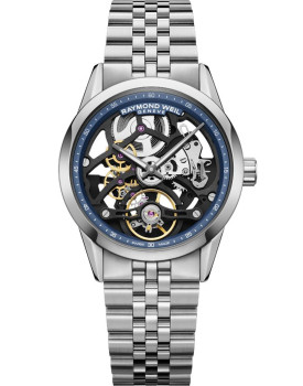 Raymond Weil® Analogique 'Freelancer Calibre Rw1212 Skeleton' Hommes Montre 2783-ST-50000