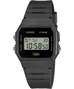 Casio® Digitaal 'Casio collection' Unisex Horloge F-91WB-8AEF