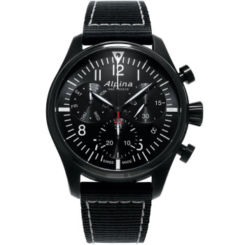 Alpina® Chronograph 'Startimer Pilot' Herren Uhr AL-371BB4FBS6