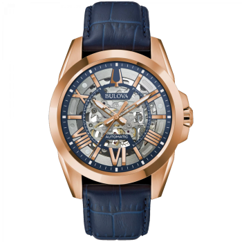 Bulova® Analogique 'Sutton Automatic' Hommes Montre 97A161