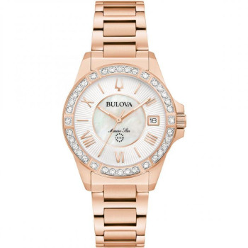 Bulova® Analoog 'Marine star' Dames Horloge 98R295