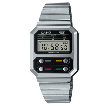 Casio® Digitaal 'Casio collection vintage' Heren Horloge A100WE-1AEF