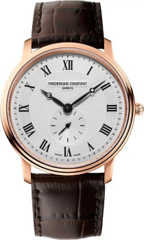 Frederique Constant® Analog 'Slimline' Herren Uhr FC-235M4S4