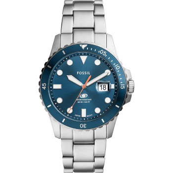 Fossil® Analogique 'Fossil Blue' Hommes Montre FS6050