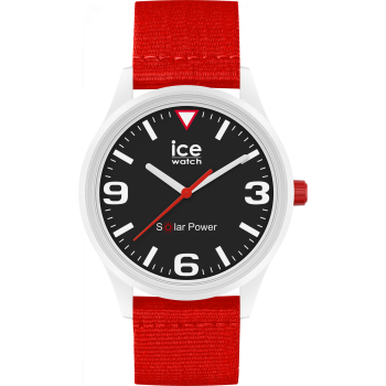 Ice Watch® Analoog 'Ice solar power - red tide' Unisex Horloge (Medium) 020061