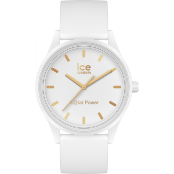 Ice Watch® Analoog 'Ice solar power - white gold' Dames Horloge (Medium) 020301