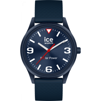 Ice Watch® Analoog 'Ice solar power - casual blue red' Unisex Horloge (Medium) 020605