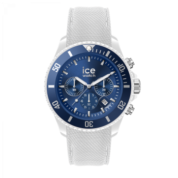 Ice Watch® Chronograaf 'Ice chrono - white blue' Heren Horloge (Large) 020624