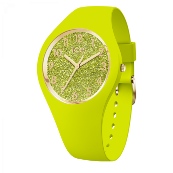 Ice Watch® Analoog 'Ice glitter - neon lime' Dames Horloge 021225