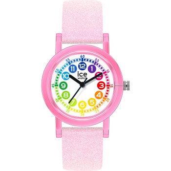 Ice Watch® Analoog 'Ice learning - pink glitter' Meisjes Horloge 022689