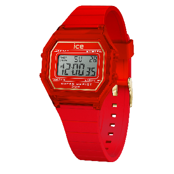 Ice Watch® Digitaal 'Ice digit retro - red passion - clear' Kind Horloge (Small) 022885