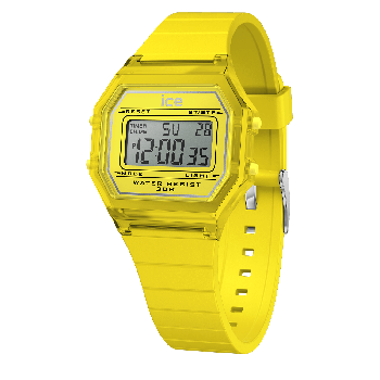 Ice Watch® Digital 'Ice Digit Retro - Electric Yellow - Clear' Enfant Montre (Petite) 022891