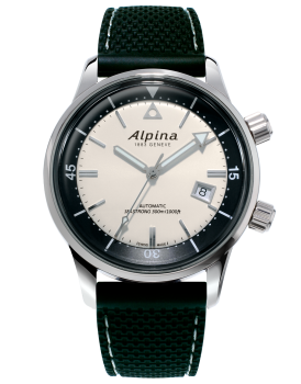 Alpina® Analogue 'Seastrong Diver Heritage' Men's Watch AL-525S4H6