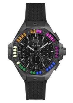 Philipp Plein® Chronographe 'Plein Chrono Royal' Mixte Montre PWPSA0724