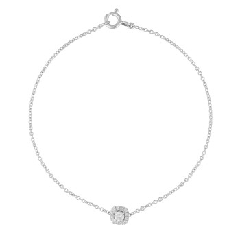 Orphelia® Damen Armbänd - Weiß AD-1027