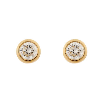 Orphelia® 'Alexandria' Damen Gelbgold 18K Ohrstecker - Gold OD-5329/1