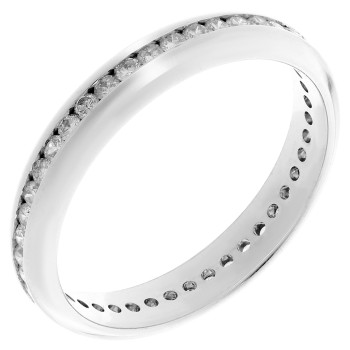 Orphelia®  Femmes Or blanc 18C Bague - Argent RD-33181/1