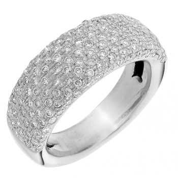 Orphelia®  Femmes Or blanc 18C Bague - Argent RD-3396