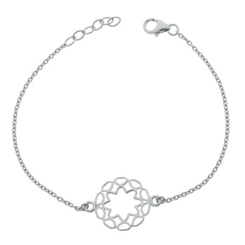 Orphelia® 'Jasmine' Damen Sterling Silber Armbänd - Silber ZA-7076