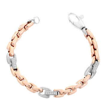 Orphelia® Damen Sterling Silber Armbänd - Rosé ZA-7158