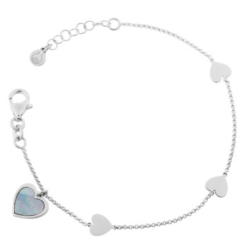 Orphelia® 'Zita' Damen Sterling Silber Armbänd - Silber ZA-7168