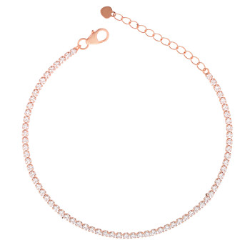 Orphelia® Women's Sterling Silver Bracelet - Rose ZA-7275/RG