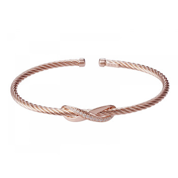 Orphelia® 'Bowi' Damen Sterling Silber Armbänd - Rosé ZA-7402