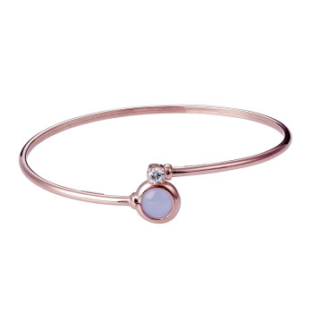 Orphelia® 'Nina' Damen Sterling Silber Armbänd - Rosé ZA-7406