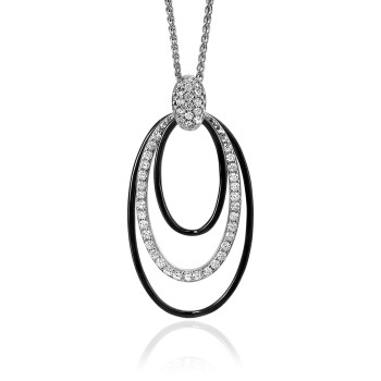 Orphelia® Dames Zilver 925 925 Collier - Zilverkleurig ZH-7068