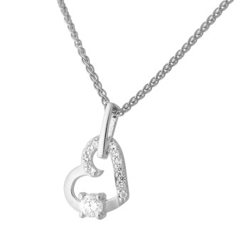 Orphelia® 'Fantasy' Dames Zilver 925 925 Collier - Zilverkleurig ZH-7080