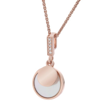 Orphelia® Dames Zilver 925 925 Collier - Rosékleurig ZH-7285/RG