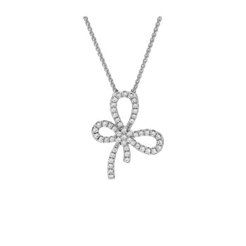 Orphelia® Damen Sterling Silber Halskette mit Anhänger - Silber ZH-7351