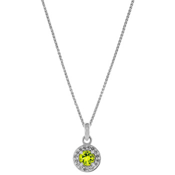 Orphelia® 'Bristol' Women's Sterling Silver Pendant with Chain - Silver ZH-7579/G