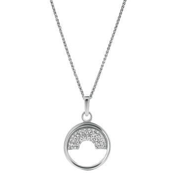 Orphelia® 'Tista' Femmes Argent Pendentif avec Chaine - Argent ZH-7586