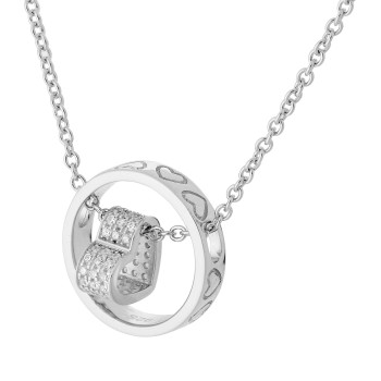 Orphelia® Damen Sterling Silber Halsband - Silber ZK-7023