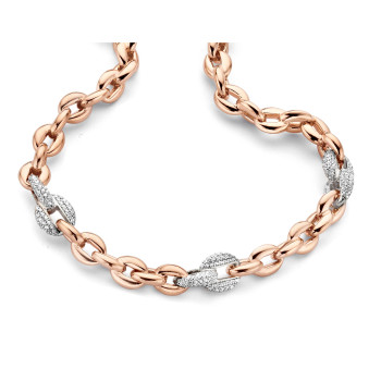 Orphelia®  Femmes Argent Collier - Rosé ZK-7160