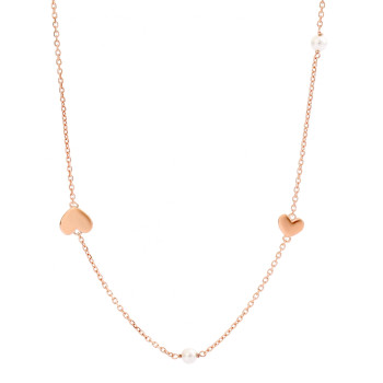 Orphelia® 'Nahara' Femmes Argent Collier - Rosé ZK-7378