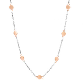 Orphelia® Dames Zilver 925 925 Collier - Zilver/Rosé ZK-7385/40