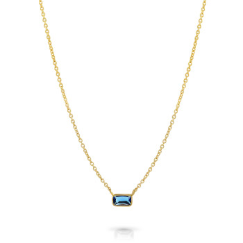 Orphelia® 'Ultimate' Damen Sterling Silber Halsband - Gold ZK-7567/G