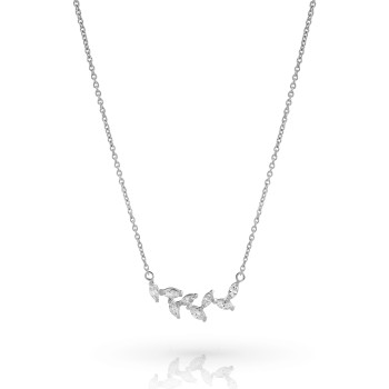 Orphelia® 'Charlene' Damen Sterling Silber Halsband - Silber ZK-7568