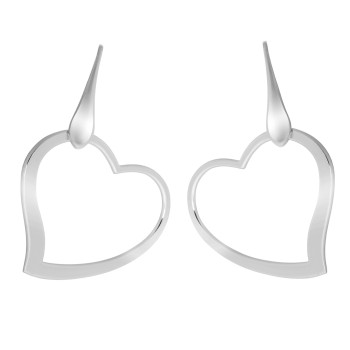 Orphelia® 'Becky' Dames Zilver 925 925 Oorhangers - Zilverkleurig ZO-7193