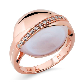 Orphelia®  Femmes Argent Bague - Rosé ZR-7506/RG